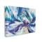 Stupell Industries Underwater Scene Abstract Swirling Blue Purple Details Canvas Wall Art